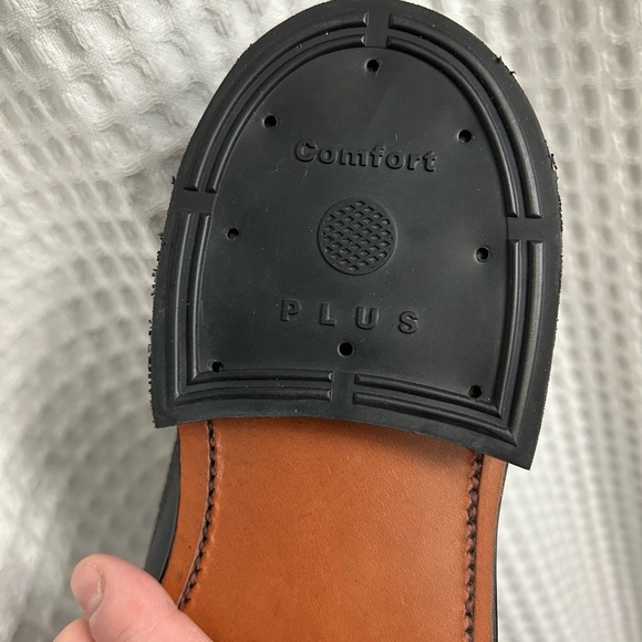 Like new black wing tip dress shoes. - Picture 10 of 16